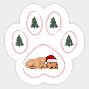 Westie Christmas Tree Dog Sticker